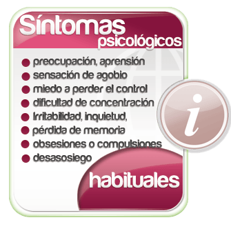 Sintomas Psicologicos de la Ansiedad Sintomas Psicologicos de la Ansiedad